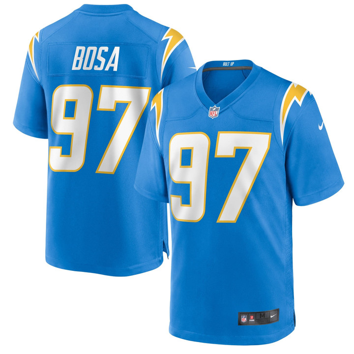 Los Angeles Chargers Nike Game Team Colour Jersey - Powder Blue - Joey Bosa