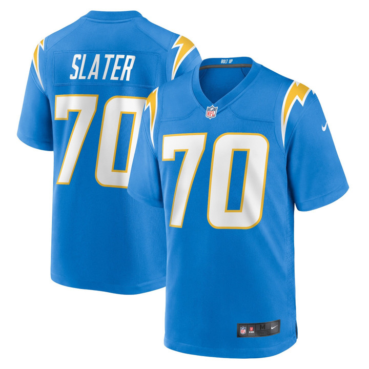 Los Angeles Chargers Nike Home Game Jersey - Powder Blue - Rashawn Slater