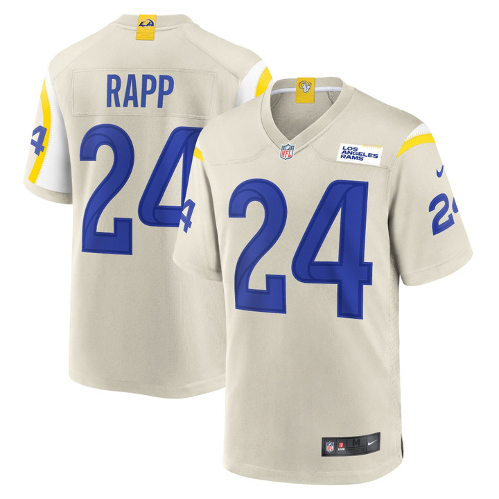 Los Angeles Rams Nike Game Road Jersey - Light Bone - Taylor Rapp