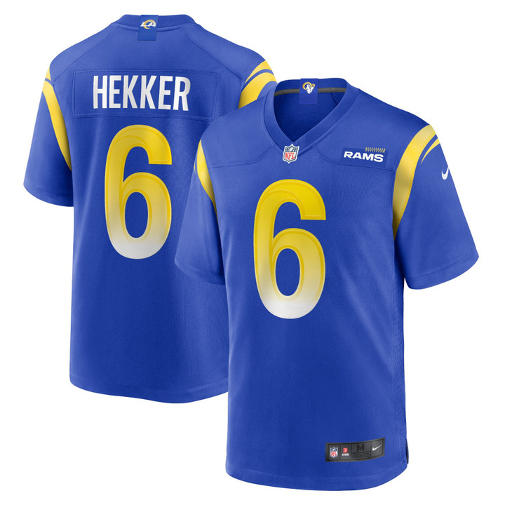 Los Angeles Rams Nike Home Game Jersey - Royal - Johnny Hekker