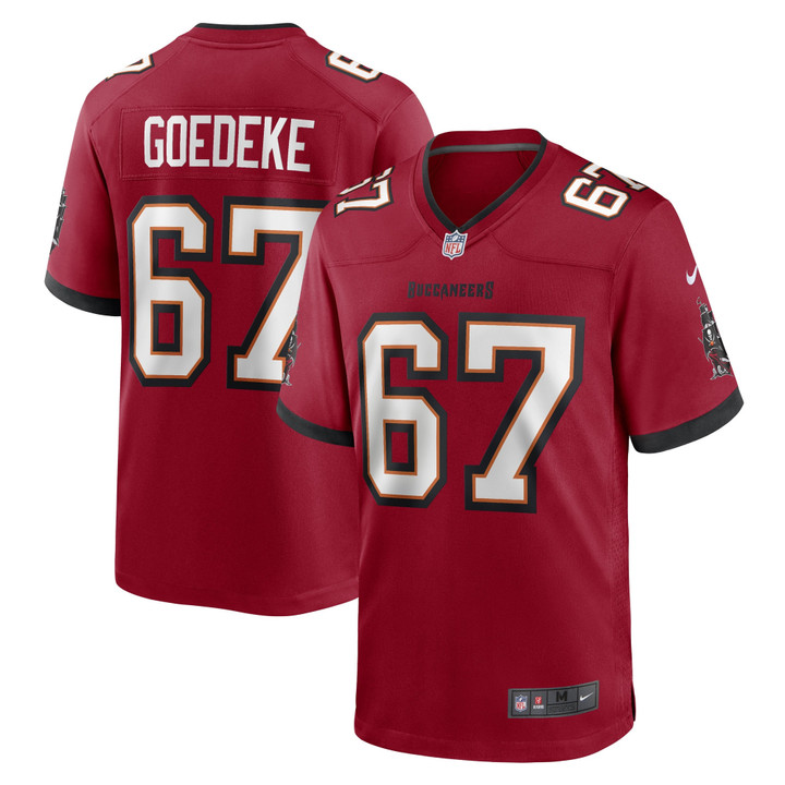 Luke Goedeke Tampa Bay Buccaneers Nike Game Player Jersey - Red