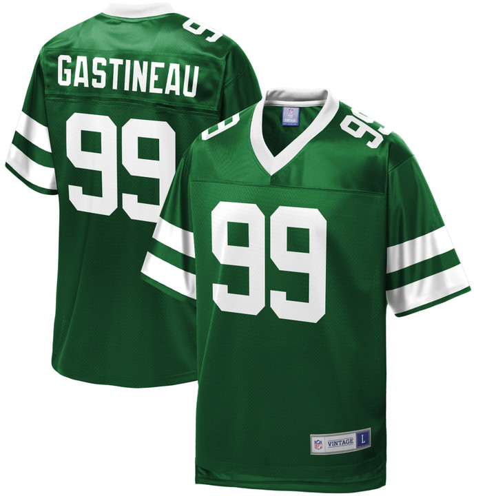 Mark Gastineau New York Jets NFL Pro Line Retired Player Jersey - Green
