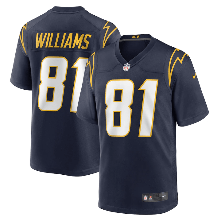 Men�s Los Angeles Chargers Mike Williams #81 Navy NFL Jersey