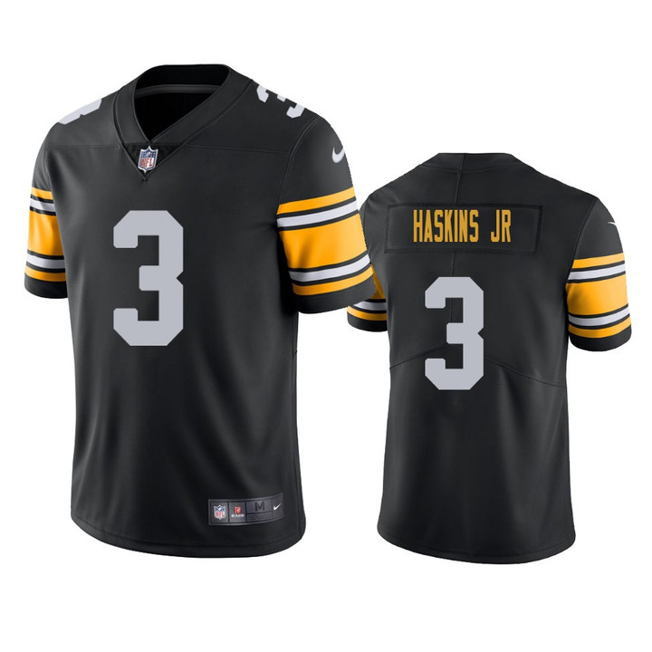 Men�s Pittsburgh Steelers Dwayne Haskins Jr. Nike Black Vapor Limited Jersey