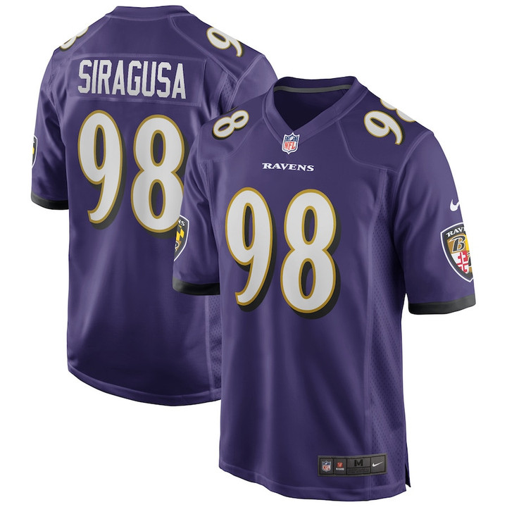 Men's Baltimore Ravens Tony Siragusa Nike Purple