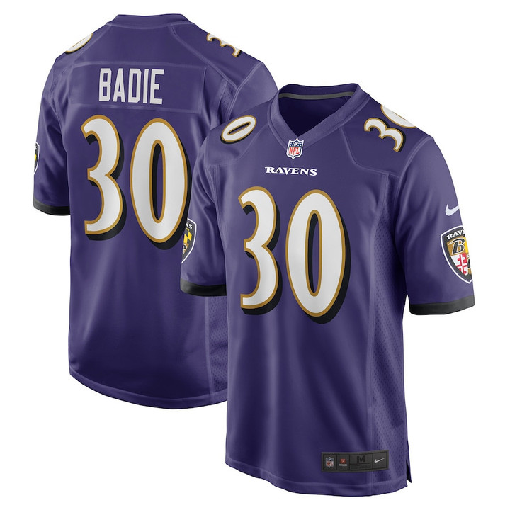 Men's Baltimore Ravens Tyler Badie Nike Purple