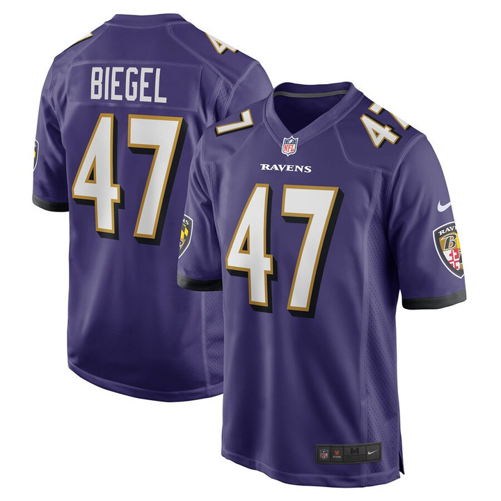 Men's Baltimore Ravens Vince Biegel Nike Purple