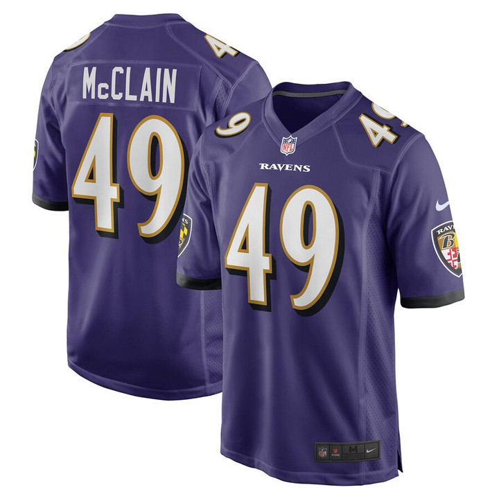 Men's Baltimore Ravens Zakoby McClain Nike Purple