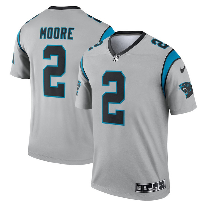 Men's Carolina Panthers D.J. Moore Nike Silver