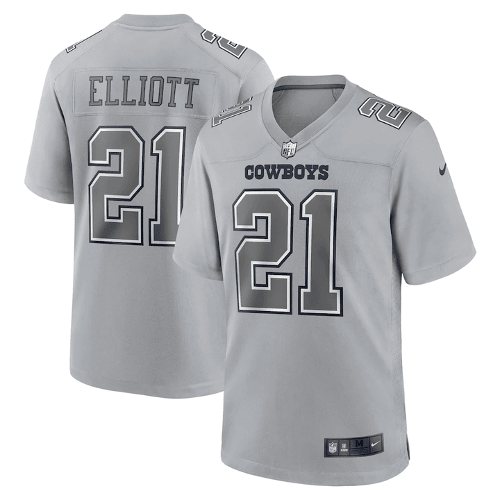 Men's Dallas Cowboys Ezekiel Elliott Nike Gray