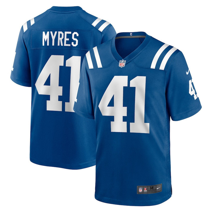 Men's Indianapolis Colts Alexander Myres Nike Royal