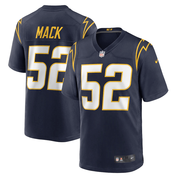 Men's Los Angeles Chargers Khalil Mack Navy Game Jersey