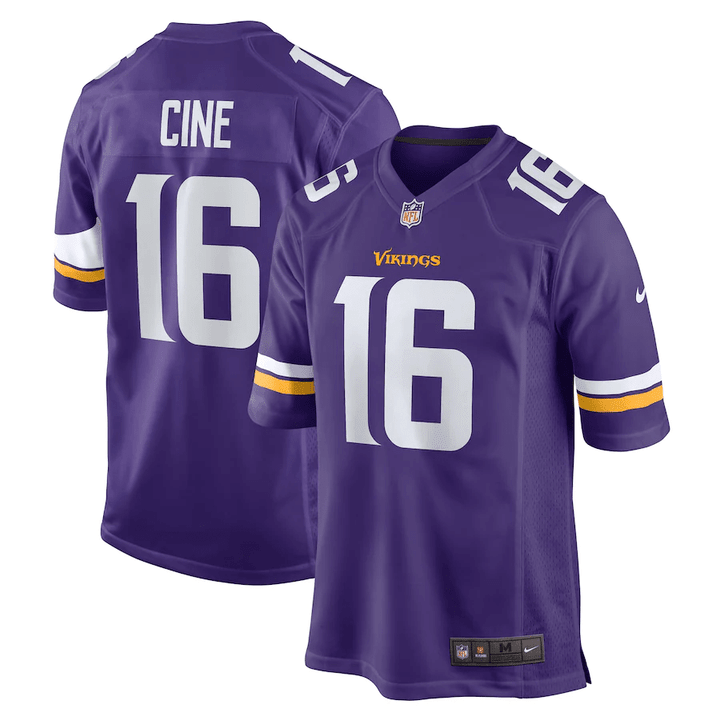 Men's Minnesota Vikings Lewis Cine Nike Purple 2022 Jersey
