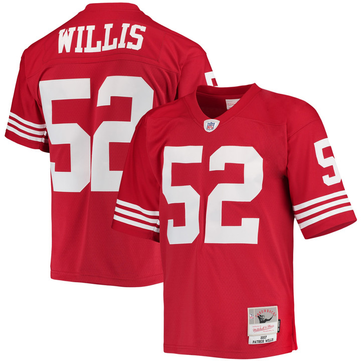 Men's Mitchell & Ness Patrick Willis Scarlet San Francisco 49ers 2007 Legacy Replica Jersey
