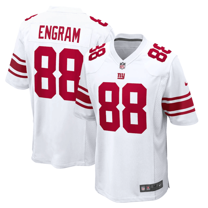 Mens New York Giants Evan Engram #88 White Game Road Jersey