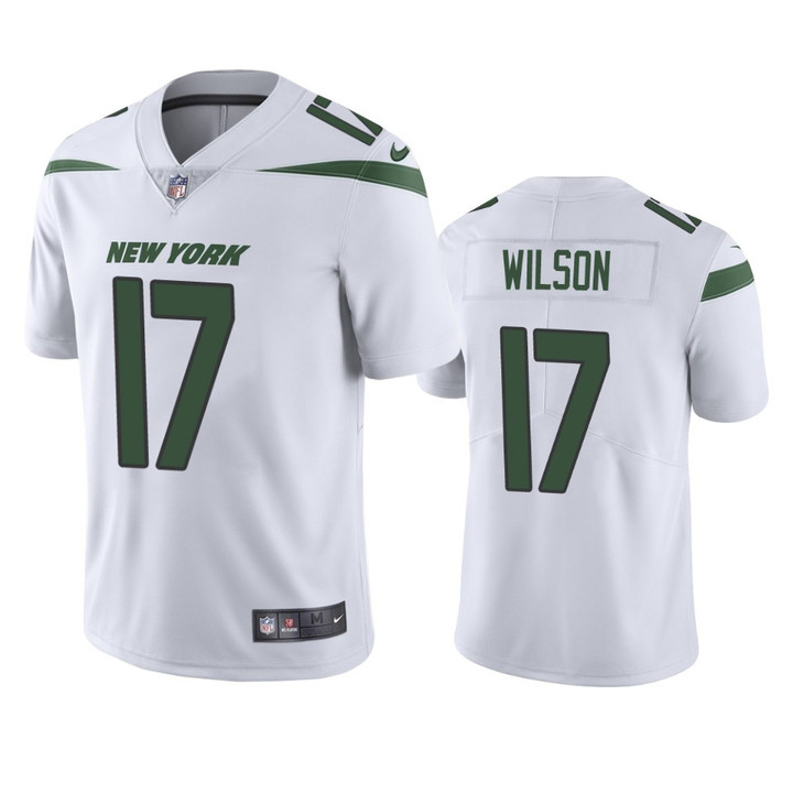 Men's New York Jets Garrett Wilson Nike White 2022 Jersey