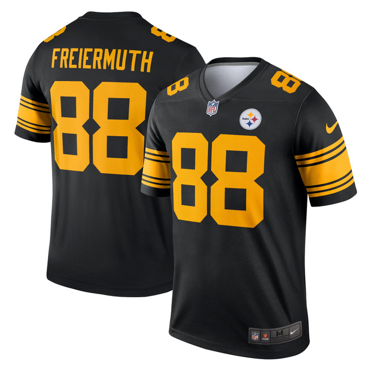 Men's Nike Pat Freiermuth Black Pittsburgh Steelers Alternate Legend Jersey