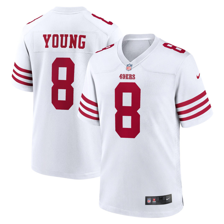 Men's Nike Steve Young White San Francisco 49ers Retired Player Game Jersey