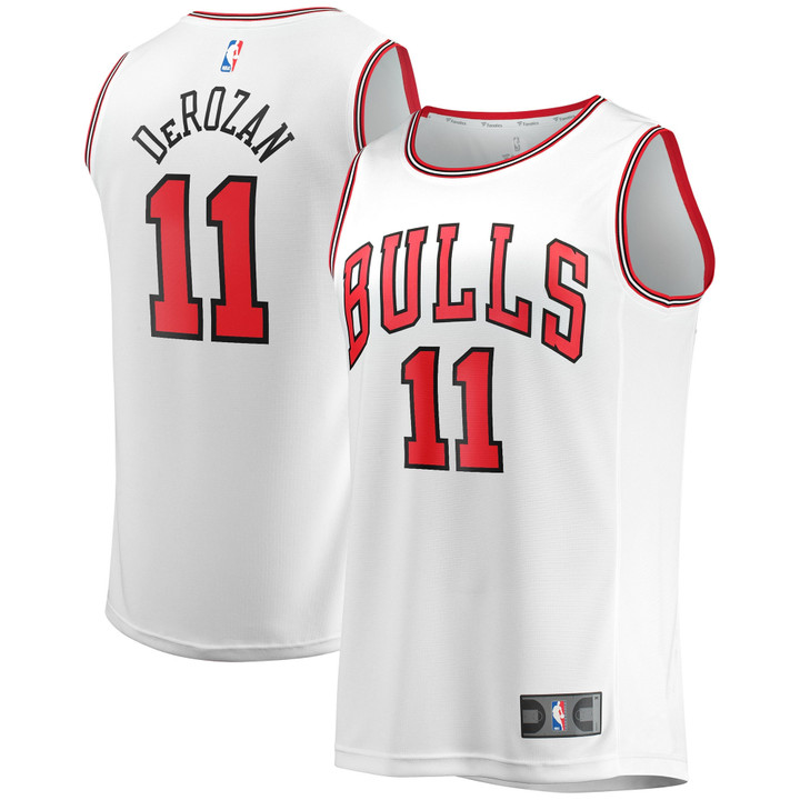 DeMar DeRozan Chicago Bulls Fanatics Branded 2022/23 Fast Break Replica Jersey - White - Association Edition