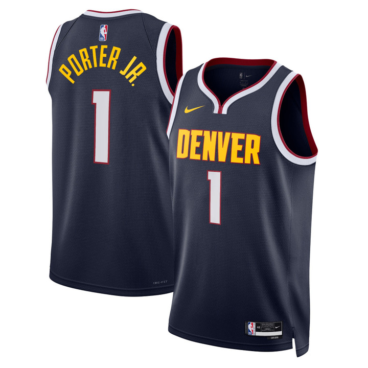 Denver Nuggets Nike Icon Edition Swingman Jersey - Navy - Michael Porter Jr.