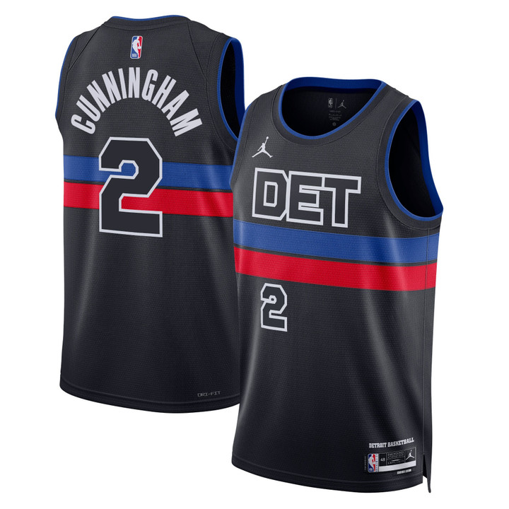 Detroit Pistons Jordan Statement Edition Swingman Jersey - Blue - Cade Cunningham
