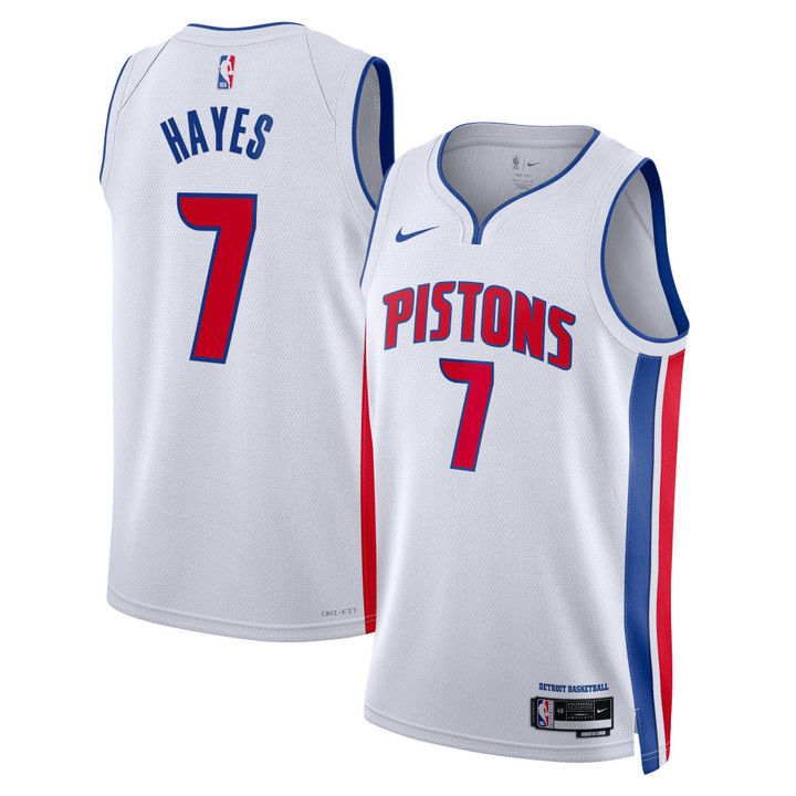 Detroit Pistons Nike Association Edition Swingman Jersey - White - Killian Hayes