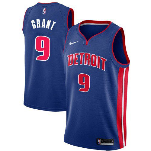 Detroit Pistons Swingman Blue Jerami Grant Jersey