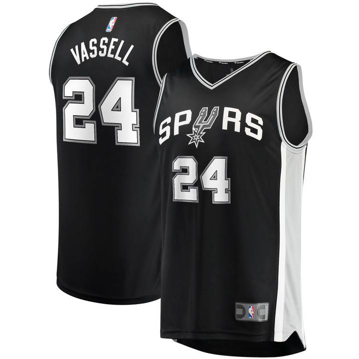Devin Vassell San Antonio Spurs Fanatics Branded 2021/22 Fast Break Replica Jersey - Icon Edition - Black