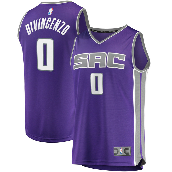 Donte DiVincenzo Sacramento Kings Fanatics Branded 2021/22 Fast Break Replica Jersey - Icon Edition - Purple