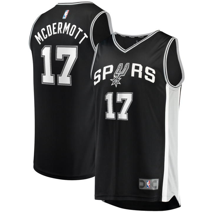 Doug McDermott San Antonio Spurs Fanatics Branded 2021/22 Fast Break Replica Jersey - Icon Edition - Black