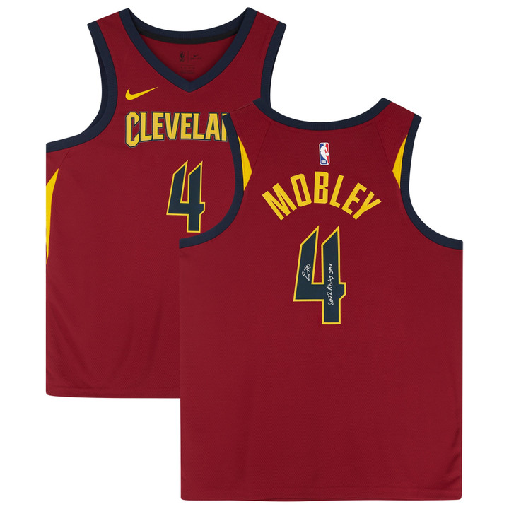 Evan Mobley Cleveland Cavaliers Fanatics Authentic Autographed Nike Icon Swingman Jersey with "2022 Rising Star" Inscription - Wine