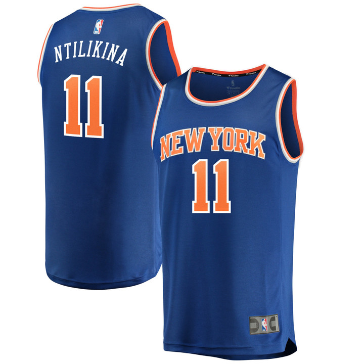 Frank Ntilikina New York Knicks Fanatics Branded Youth Fast Break Replica Jersey Royal - Icon Edition