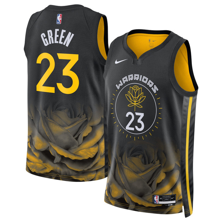 Golden State Warriors Nike City Edition Swingman Jersey - Black - Draymond Green