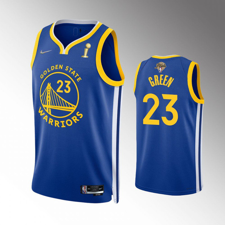 Hot New Arrivals! Draymond Green 2022 NBA Finals Champions Golden State Warriors Icon Jersey - Royal