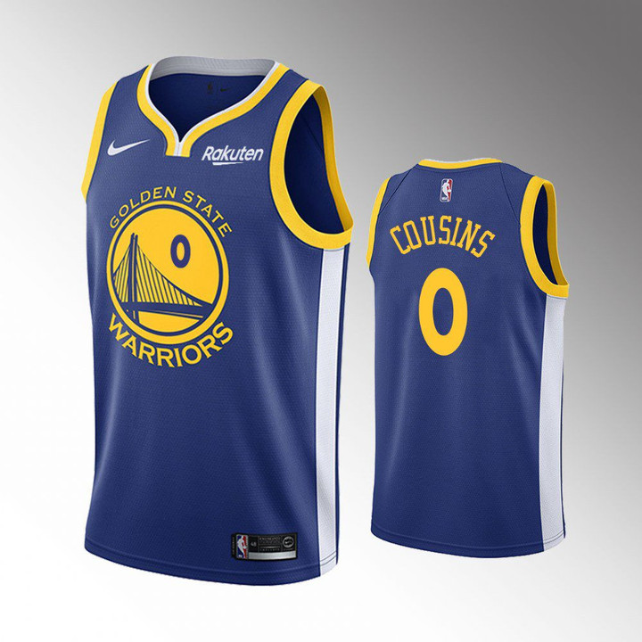 Hot New Arrivals! Golden State Warriors DeMarcus Cousins Icon Edition Royal Jersey