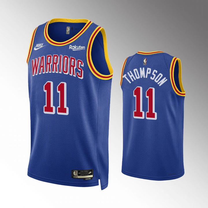 Hot New Arrivals! Golden State Warriors Klay Thompson 2022 Classic Edition 75th Anniversary Year Zero Royal Jersey