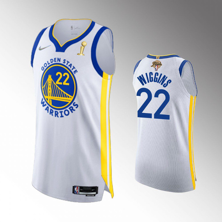 Hot New Arrivals! Golden State Warriors White 2022 NBA Finals Champions #22 Andrew Wiggins Association Edition Authentic Jersey