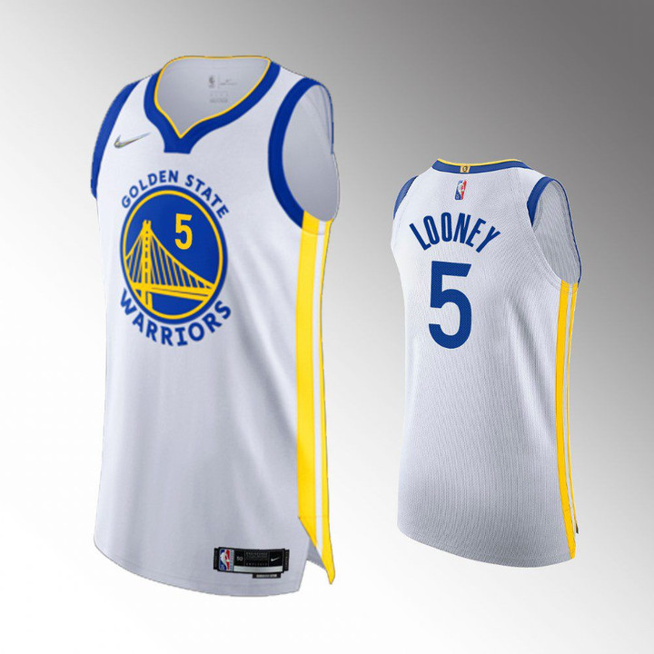 Hot New Arrivals! Kevon Looney Golden State Warriors White 75th Anniversary 2021-22 Authentic Jersey Association Edition