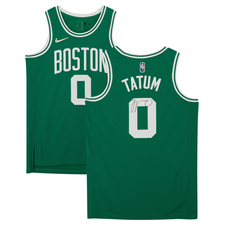 Jayson Tatum Boston Celtics Autographed Kelly Green Nike 2021-22 Diamond Swingman Jersey