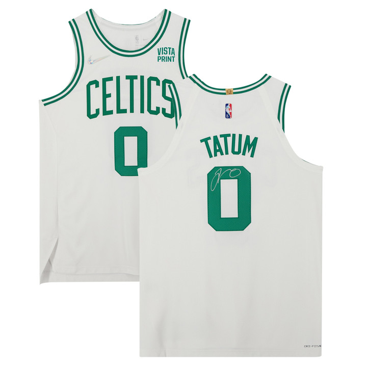 Jayson Tatum Boston Celtics Autographed White Nike 2020-21 Association Edition Authentic Jersey