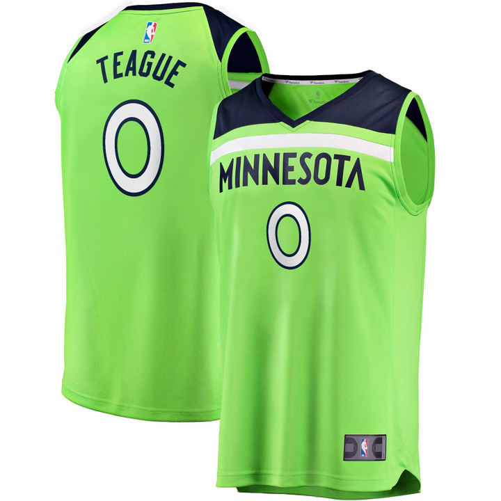 Jeff Teague Minnesota Timberwolves Fanatics Branded Fast Break Replica Player Jersey - Statement Edition - Green