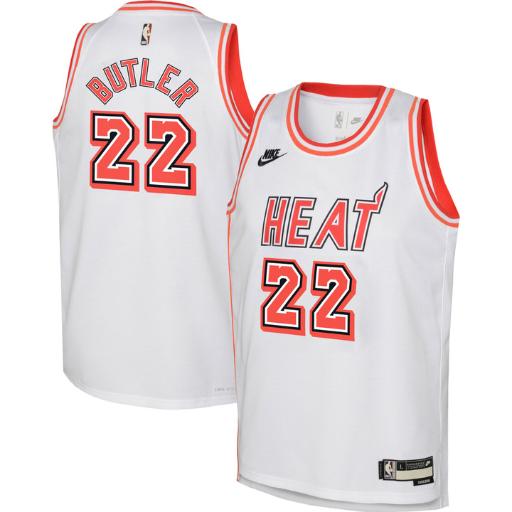 Jimmy Butler Miami Heat Nike Youth 2022/23 Swingman Jersey White - Classic Edition