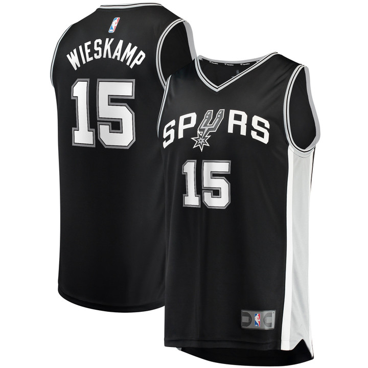 Joe Wieskamp San Antonio Spurs Fanatics Branded 2021/22 Fast Break Replica Jersey - Icon Edition - Black