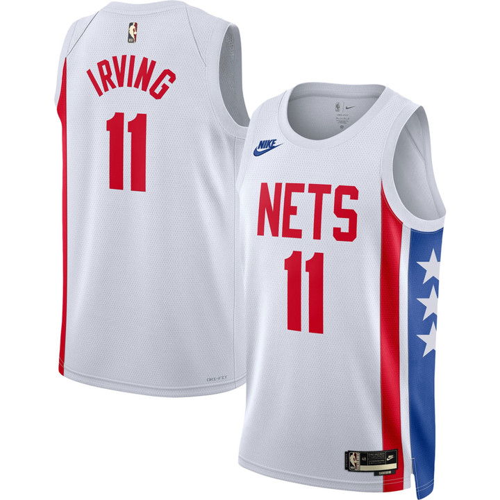 Kyrie Irving Brooklyn Nets Nike 2022/23 Swingman Jersey White - Classic Edition