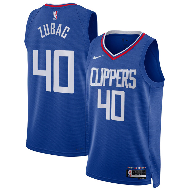 Los Angeles Clippers Nike Icon Edition Swingman Jersey - Blue - Ivica Zubac