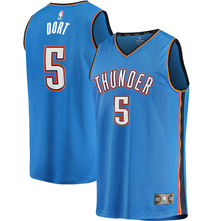 Luguentz Dort Oklahoma City Thunder Fanatics Branded Fast Break Player Jersey - Icon Edition - Blue