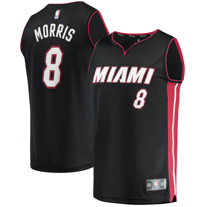 Markieff Morris Miami Heat Fanatics Branded Youth 2021/22 Fast Break Replica Jersey - Icon Edition - Black