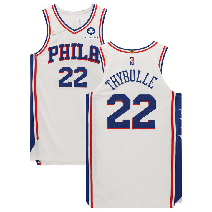 Matisse Thybulle White Philadelphia 76ers Game-Used #22 Jersey vs. Cleveland Cavaliers on February 12 2022