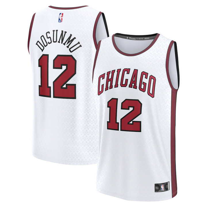 Men's Fanatics Branded Ayo Dosunmu White Chicago Bulls 2022/23 Fastbreak Jersey - City Edition