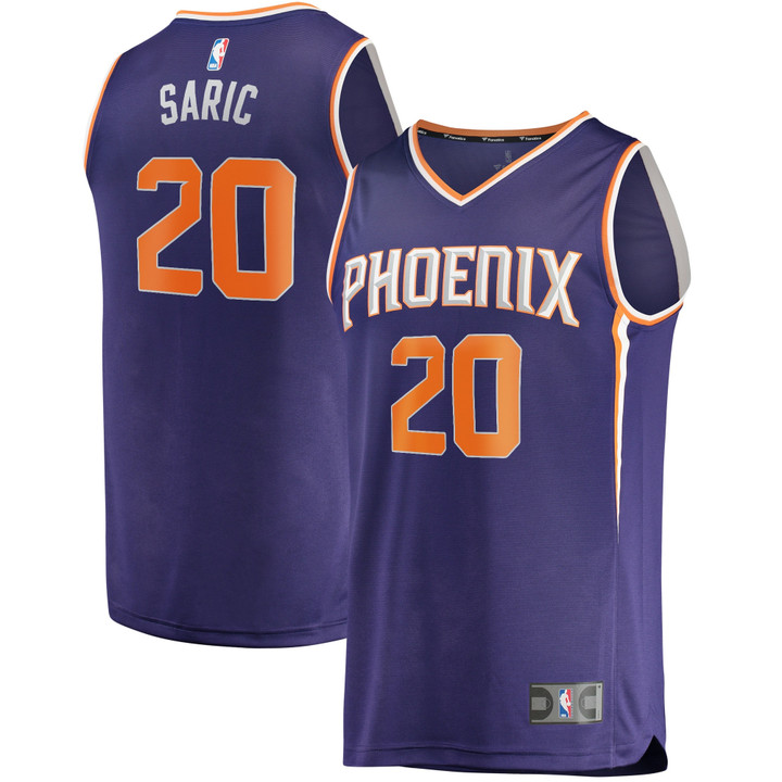 Men's Fanatics Branded Dario Saric Purple Phoenix Suns Fast Break Player Replica Jersey - Icon Edition